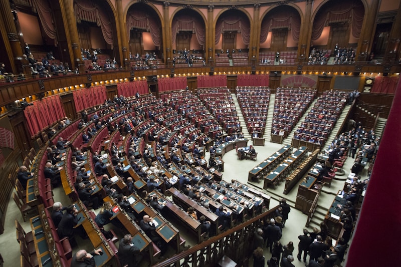Global parliament conference hall